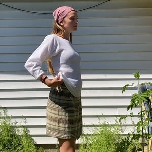 Vintage Hanes white waffle knit thermal